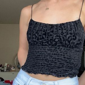 urban outfitters cheetah top